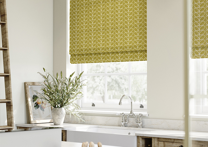 Orla Kiely Linear Stem, Seagrass - Roman Blind - Image 5